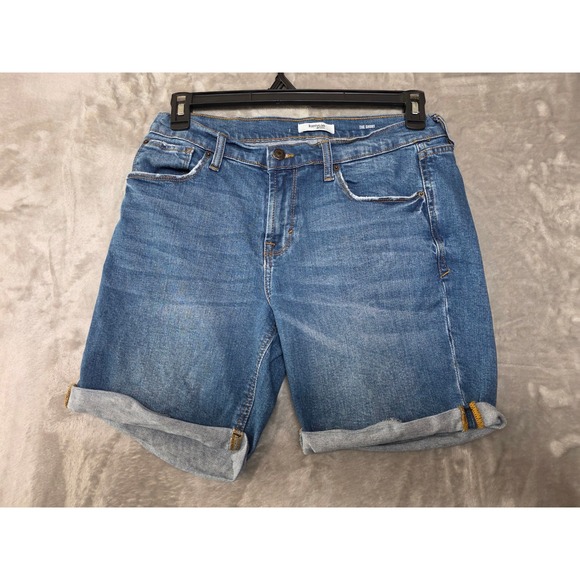 Kensie Pants - Kensie Jeans The Short Womens Blue Denim Bermuda Shorts Size 8/29 Medium Wash